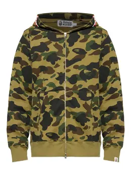 A BATHING APE®: Зелёная толстовка 