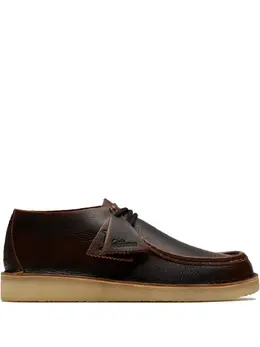 Clarks Originals: Тёмные ботинки 