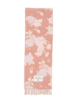 Acne Studios: Розовый шарф 