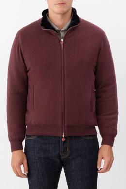 Kiton: Бордовая куртка 