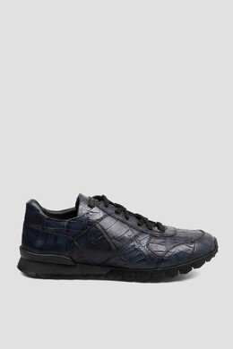 Kiton: Синие кроссовки 
