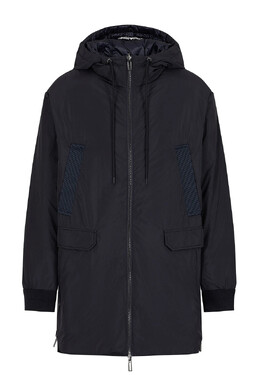 Emporio Armani: Синий пуховик 