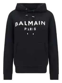 Balmain: Толстовка с принтом 