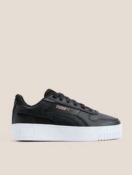 Puma: Чёрные кроссовки 