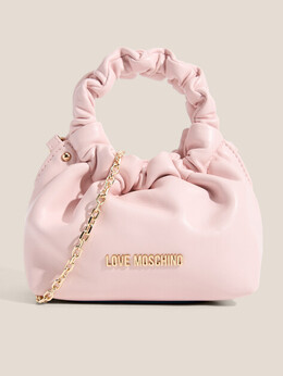 Love Moschino: Светлая спортивная сумка 