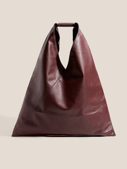 Mm6 Maison Margiela: Бордовая сумка 