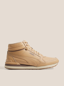 Puma: Тёмные кроссовки 