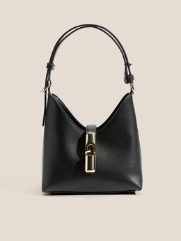 Furla: Чёрная сумка 