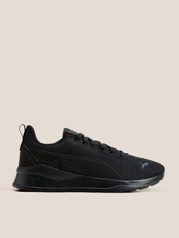 Puma: Чёрные кроссовки 