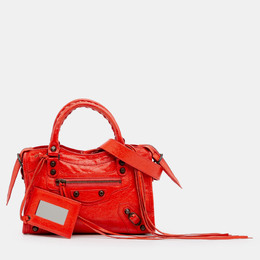 Balenciaga: Красная сумка  Classic City