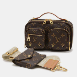 Louis Vuitton: Коричневая сумка через плечо 