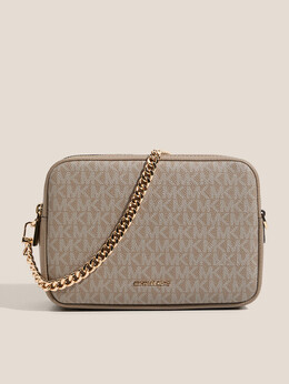 Michael Kors: Бежевая сумка 