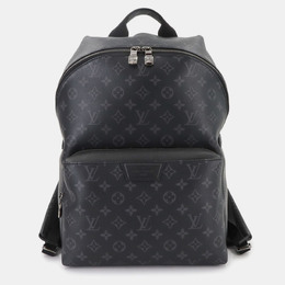 Louis Vuitton: Чёрный рюкзак 