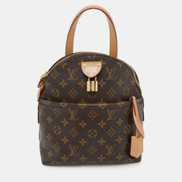 Louis Vuitton: Коричневый рюкзак 