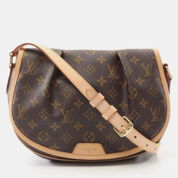 Louis Vuitton: Коричневая сумка 