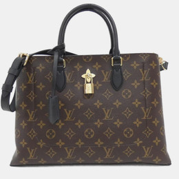 Louis Vuitton: Сумка-шоппер с цветочным принтом 