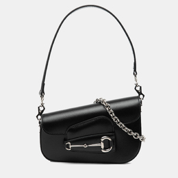 Gucci: Коричневая сумка  Horsebit 1955