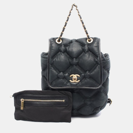 Chanel: Чёрный рюкзак 