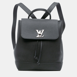 Louis Vuitton: Чёрный рюкзак 
