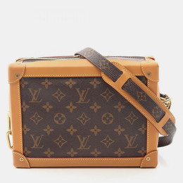 Louis Vuitton: Коричневая сумка 