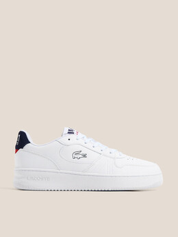 Lacoste: Белые кроссовки 