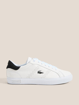 Lacoste: Белые кроссовки 
