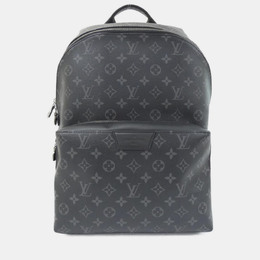 Louis Vuitton: Чёрный рюкзак 