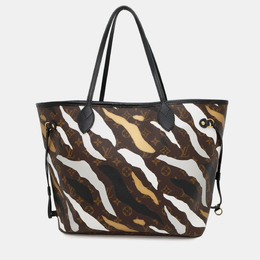 Louis Vuitton: Многоцветная сумка-шоппер  Neverfull MM