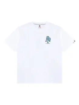 AAPE BY *A BATHING APE®: Белая футболка 
