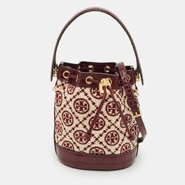 Tory Burch: Бордовая сумка 