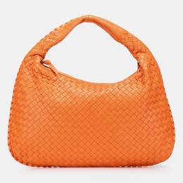 Bottega Veneta: Оранжевая сумка  Intrecciato