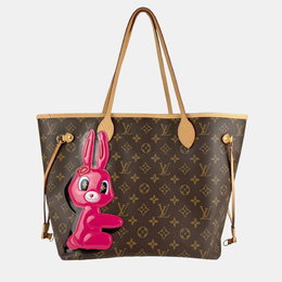 Louis Vuitton: Коричневая сумка  Neverfull MM