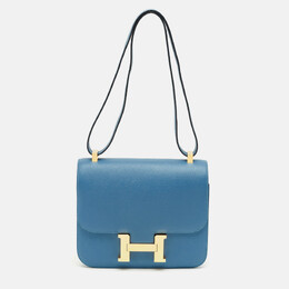 Hermes: Голубая сумка 