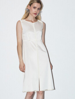Mm6 Maison Margiela: Белое платье 