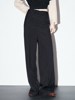 Mm6 Maison Margiela: Чёрные брюки 
