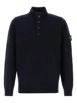 Stone Island: Свитер на пуговицах 