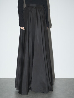 Mm6 Maison Margiela: Чёрная юбка 