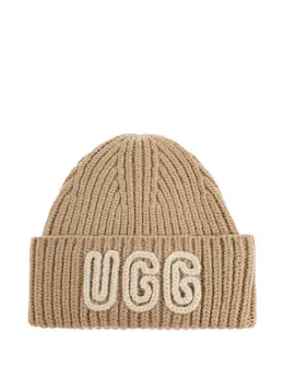 UGG: Бежевая шапка 