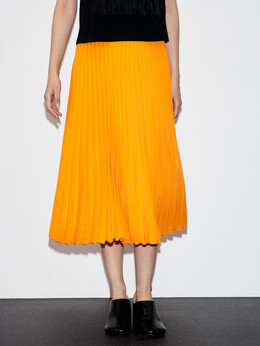 Mm6 Maison Margiela: Оранжевая юбка 