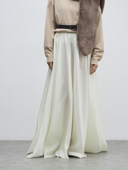 Mm6 Maison Margiela: Белая юбка 