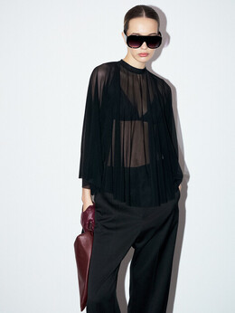 Mm6 Maison Margiela: Чёрная рубашка 