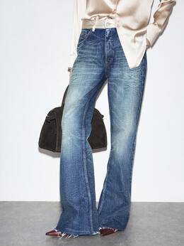 Mm6 Maison Margiela: Синие джинсы 