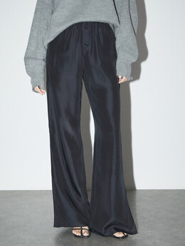 Mm6 Maison Margiela: Чёрные брюки 