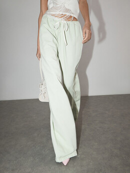 Mm6 Maison Margiela: Зелёные брюки 