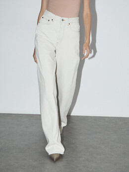 Mm6 Maison Margiela: Белые джинсы 