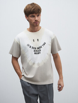 Mm6 Maison Margiela: Светлая футболка 