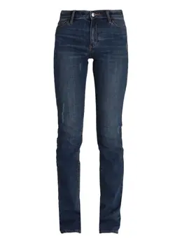 Armani Exchange: Рваные джинсы 