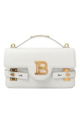 Balmain: Белая сумка  B-Buzz