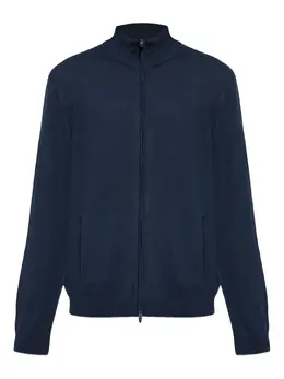 Ea7 Emporio Armani: Синий кардиган 