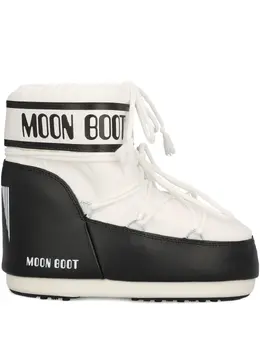 Moon Boot: Белые ботинки 